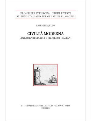 cover image of Civiltà moderna. Lineamenti storici e problemi italiani